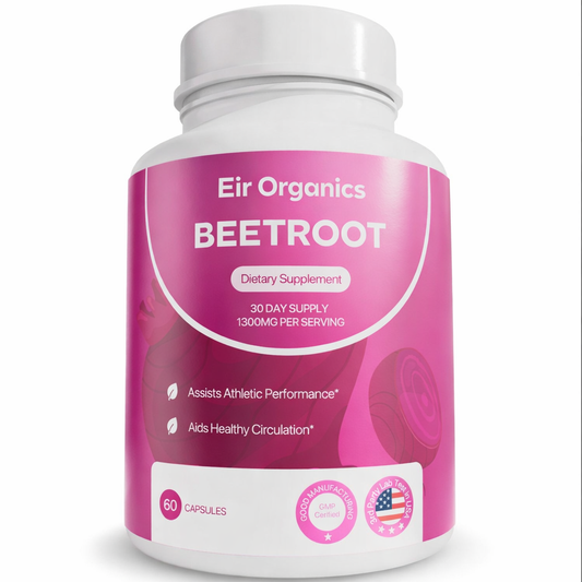 Eir Organic Beetroot Capsule for Blood Flow & Heart Health
